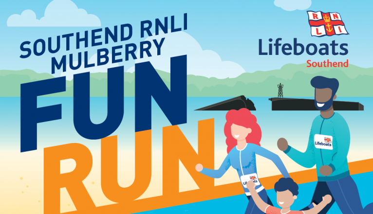 Mulberry Fun Run RNLI logo